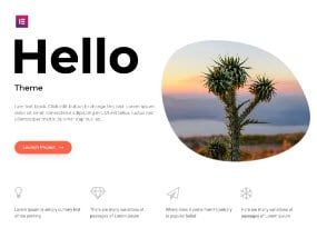 Hello Elementor Gratis WordPress Thema