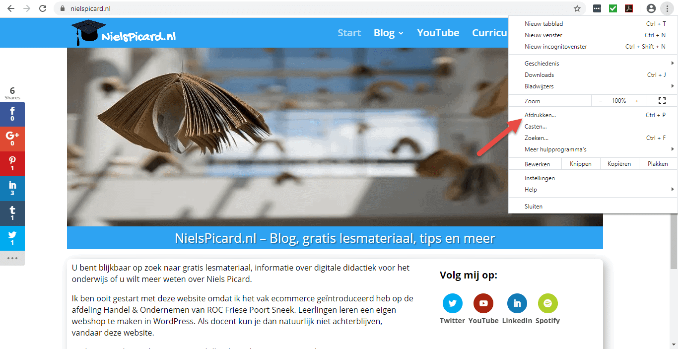 Webpagina opslaan als pdf - instellingen webpagina opslaan als pdf instellingen