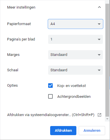webpagina opslaan als pfd - instellingen stap 10 webpagina opslaan als pfd - instellingen stap 10