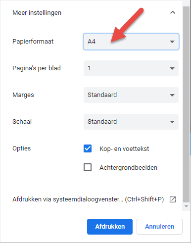 webpagina opslaan als pfd - instellingen stap 11 webpagina opslaan als pfd - instellingen stap 11